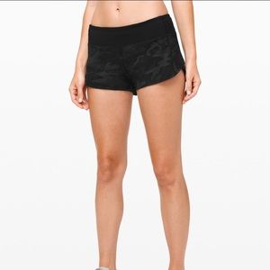 camo lululemon shorts